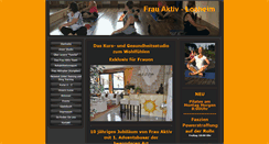 Desktop Screenshot of frauaktiv-losheim.de
